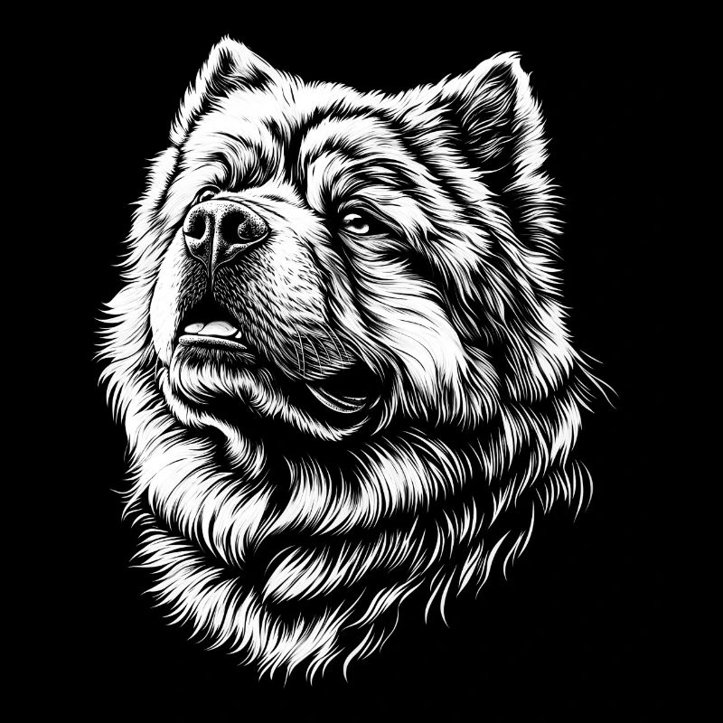 Chow Chow Portrait Hunde Hund