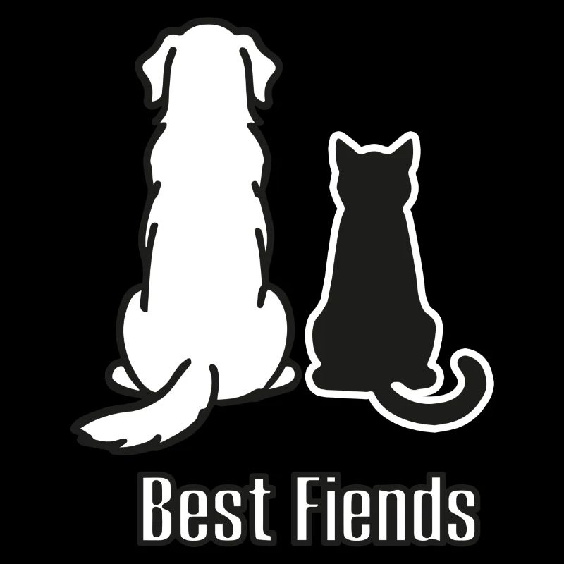 Hund & Katze - "Best Fiends" Design