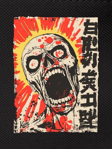 Screaming Japanese skull