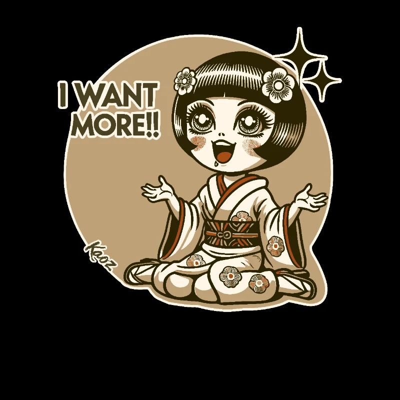 Geisha japonaise chibi