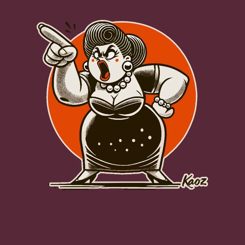 Big Mama schimpft mit dir