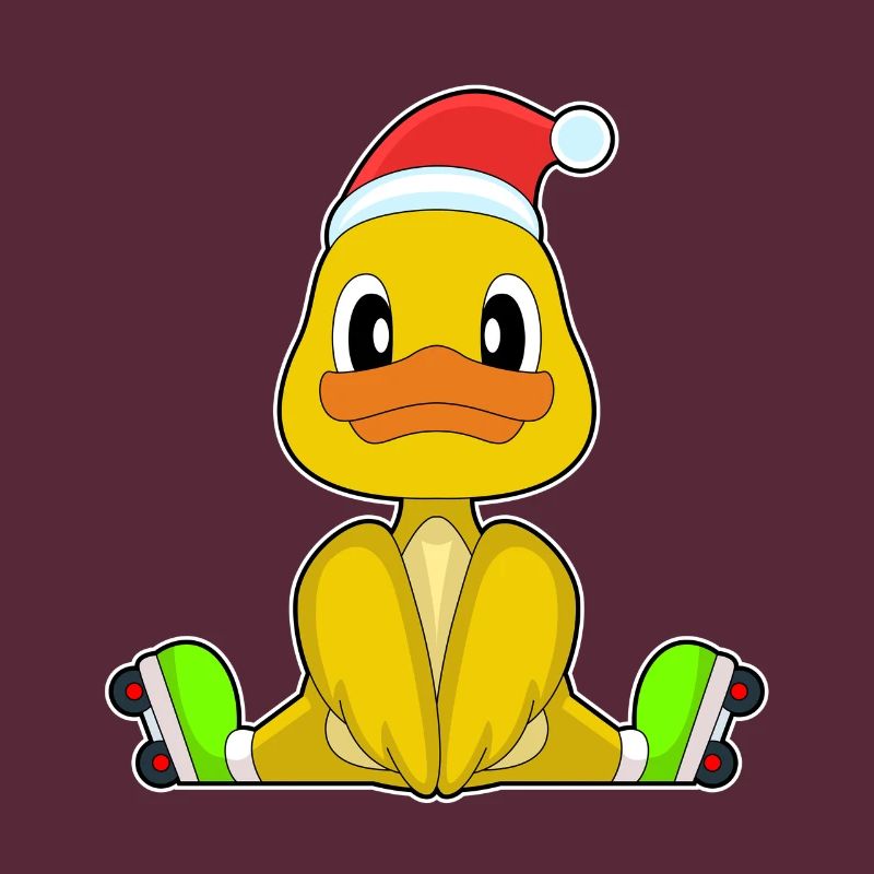 Canard Noël Patins à roues alignées