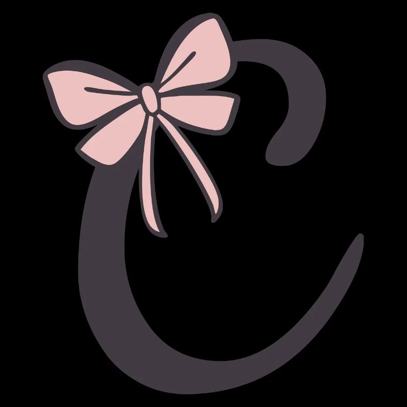 Anfangsbuchstabe C Schleifchen