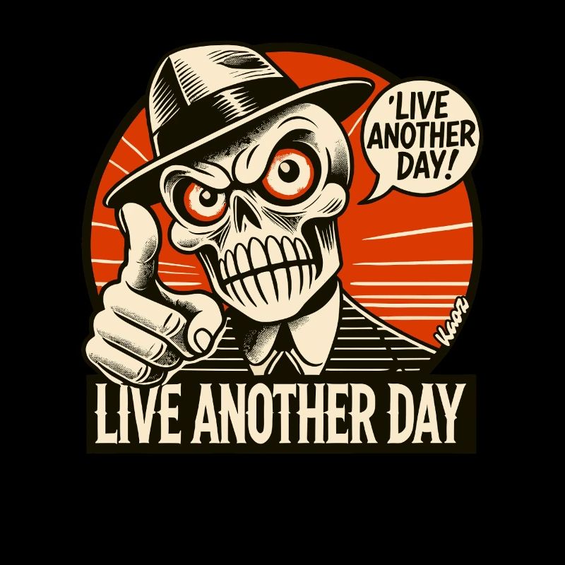 Lebe einen weiteren Tag, Spruch von Mr. Totenkopf