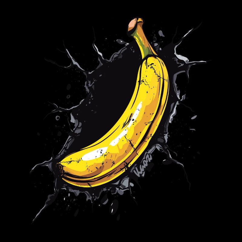 Une banane brise le mur