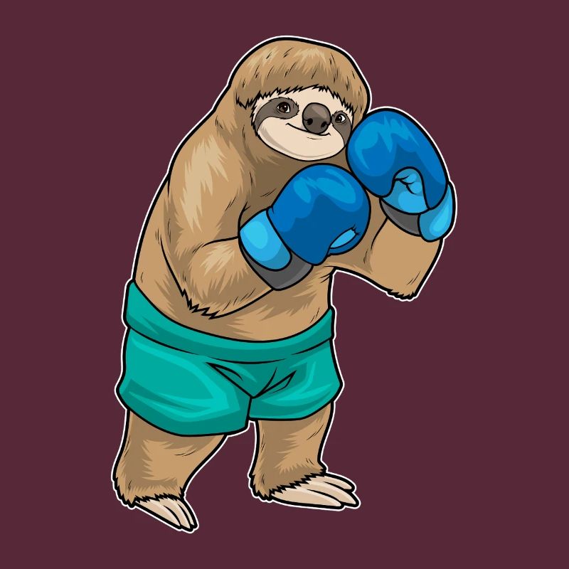 Sloth Boxer Gants de boxe Boxe