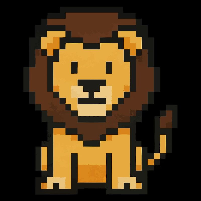 Löwe Pixel