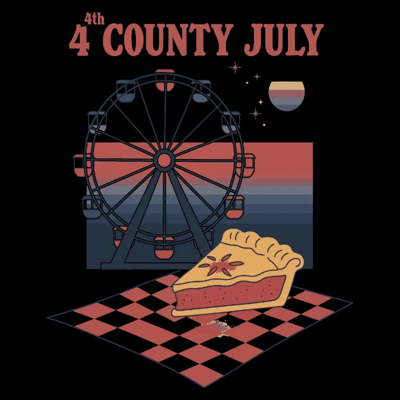 Retro 4. Juli County Fair