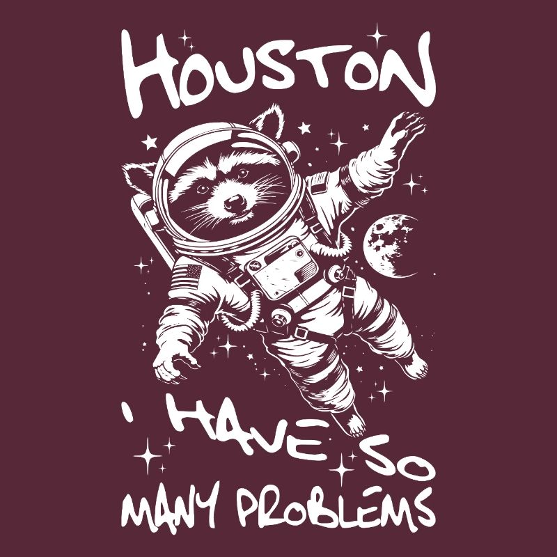 Houston I have so many problems Waschbär