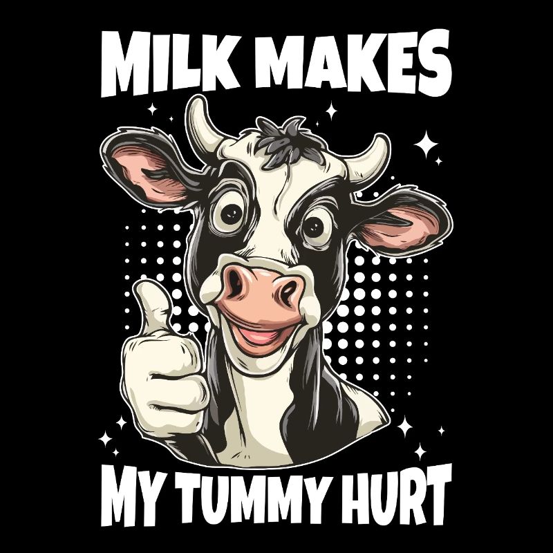 Lactose Intolerant Cow Saying