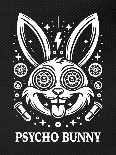 Psycho Bunny Neon Psychedelia
