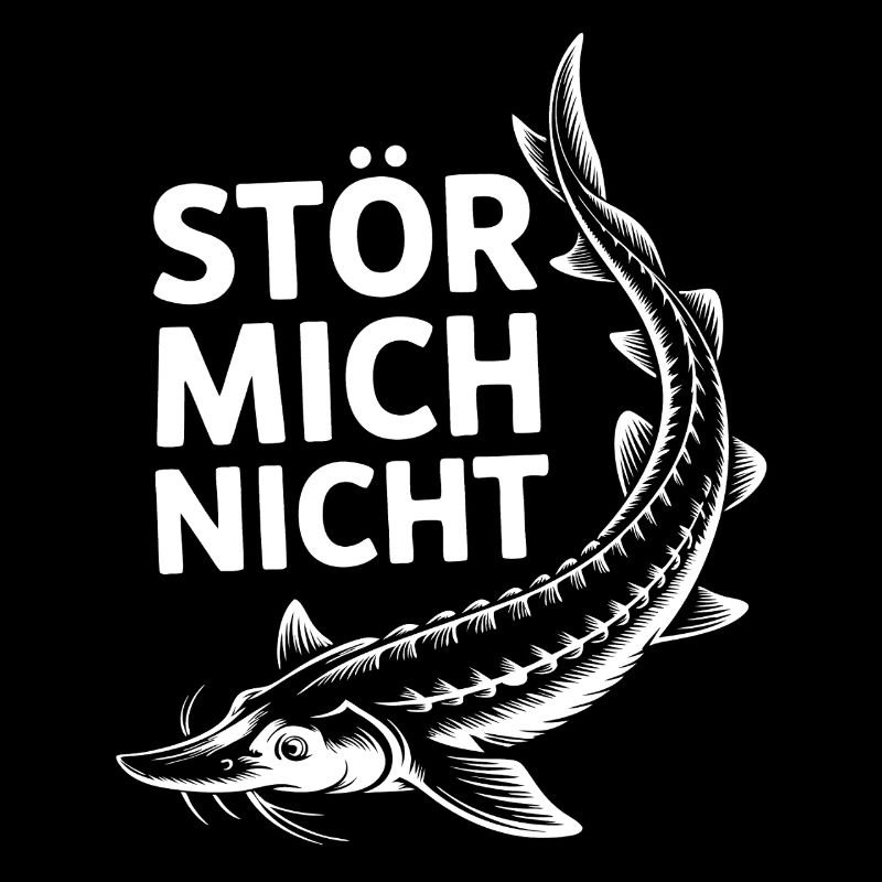 Don't Disturb Me Fish Motif