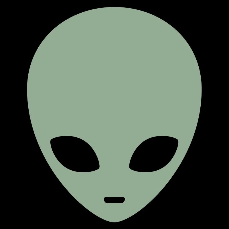 Gedämpfter Minz-Alienkopf