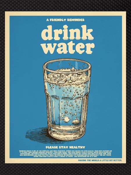 Drink Water – Friendly Reminder