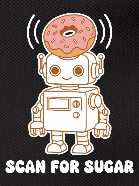 Donut-Roboter: Scan for Sugar