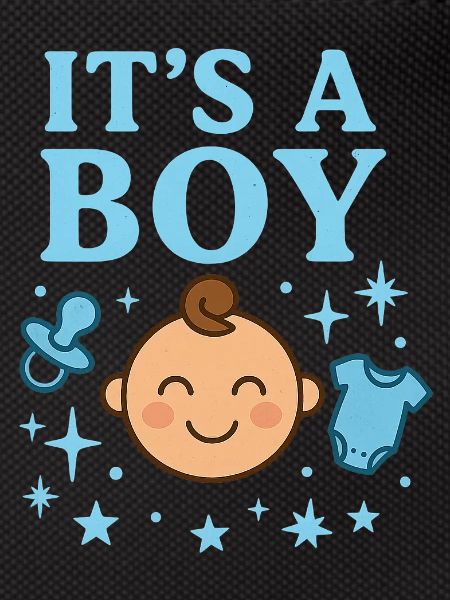 C’est un motif garçon – bébé