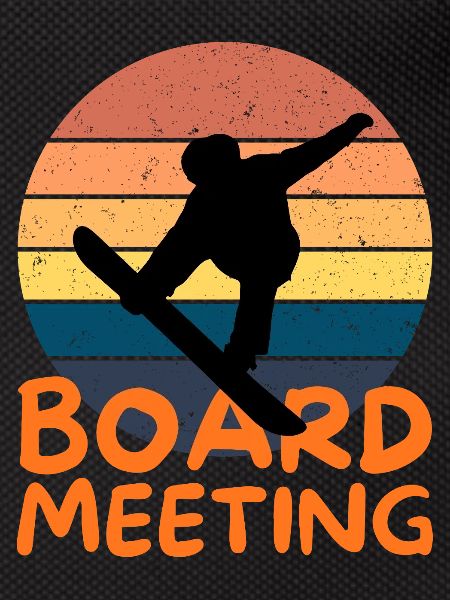 Snowboarding Board Meeting