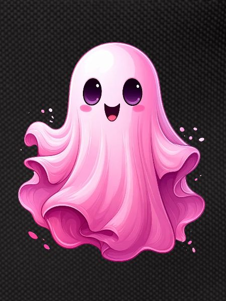 Cute Pink Ghost