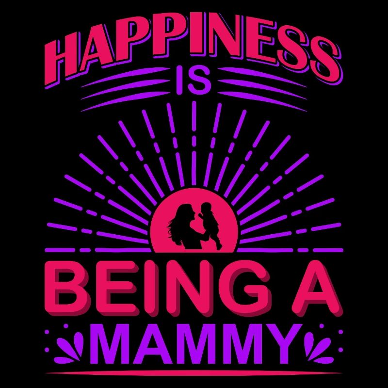 Glück ist, ein Mammy-Muttertagsshirt zu sein