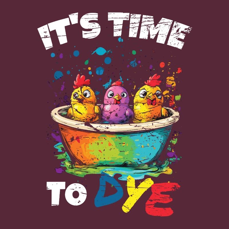 Funny Egg Dyeing Colors For Easter Artists