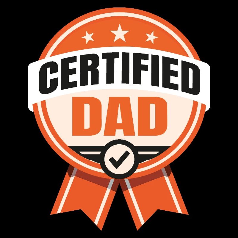 Certified Dad - Funny Father Design