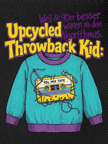 90s Upcycled Throwback Retro Cassette