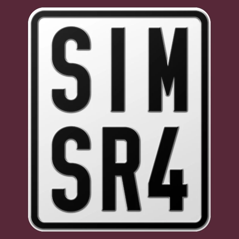 Simson SR4 Moped Kennzeichen