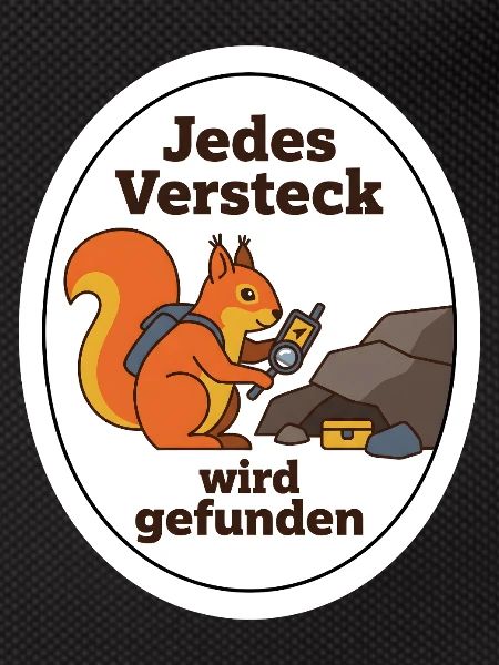 Geocaching Eichhörnchen Cache Schatz Geschenk