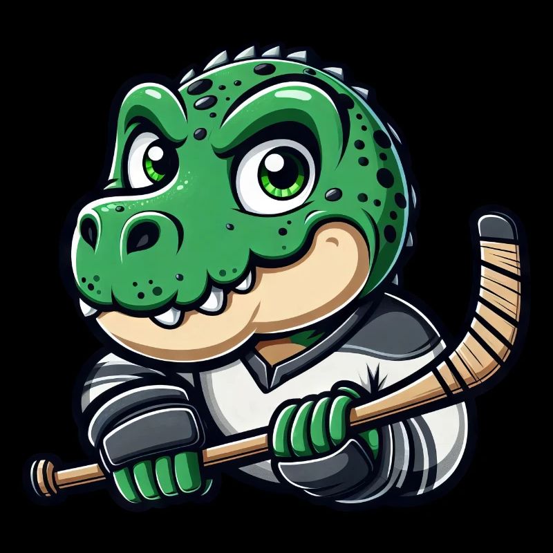 Dino T-Rex Hockey Player Dinosaur