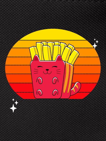 Cats Fries Sunset