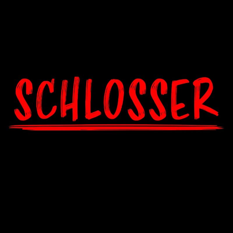 Schlosser Beruf Lustiger Spruch Schloss Geschenk
