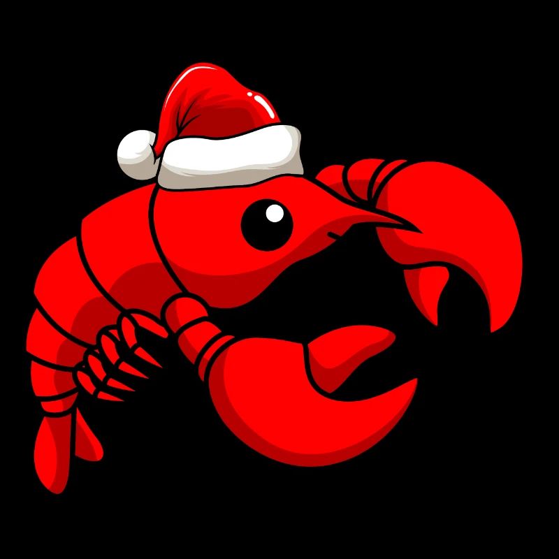 Lobster Comic Christmas