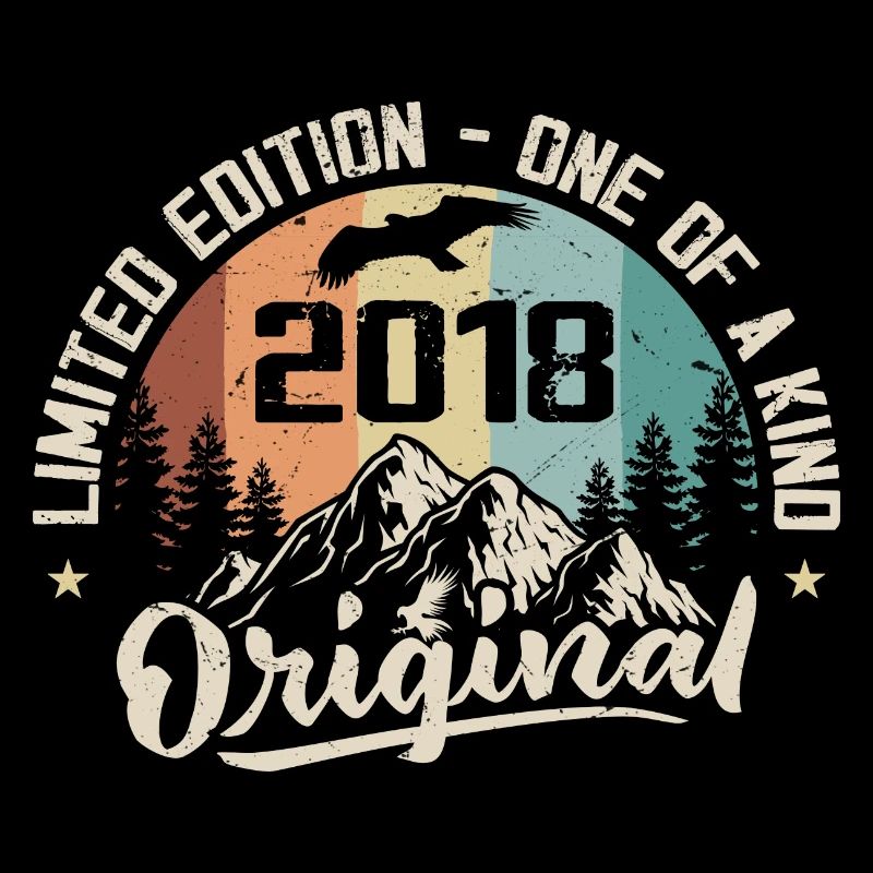 2018 Original Vintage Jubiläumsgeschenk 2018