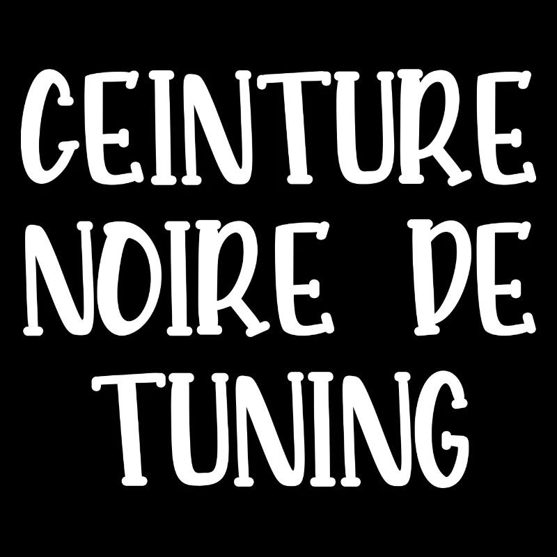 ceinture noire de tuning