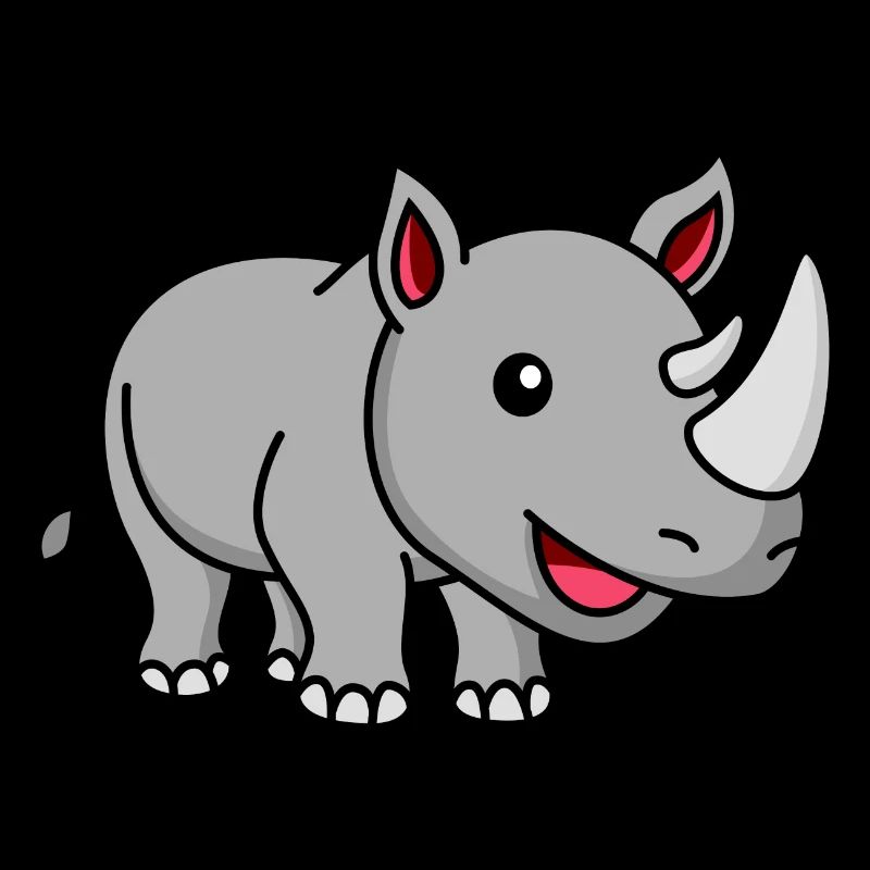 Rhino Comic Animal