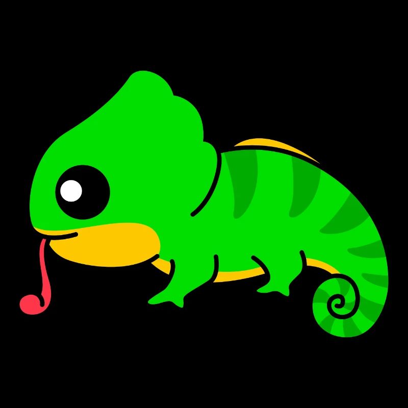 Chamäleon Comic Tier