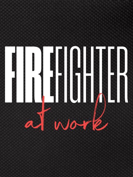 Firefighter at work