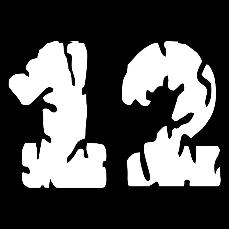 Maillot 12 numéros