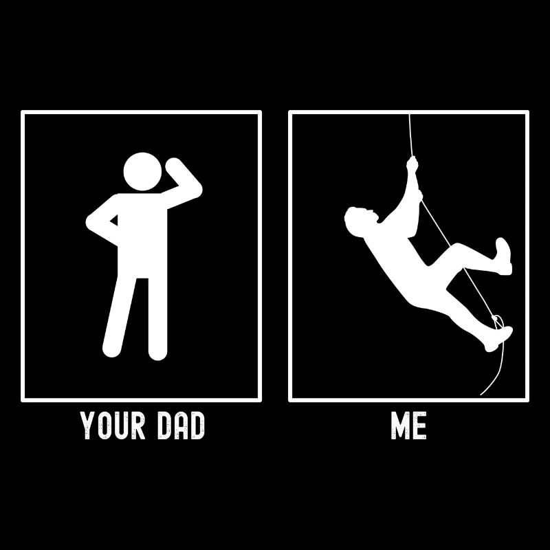 Dein Vater - Ich - Klettern am Seil