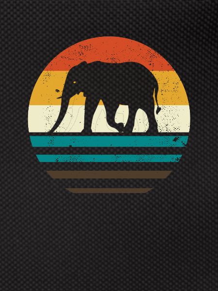 Elephant retro