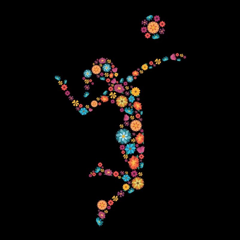 Volleyball Frau oder Mädchen