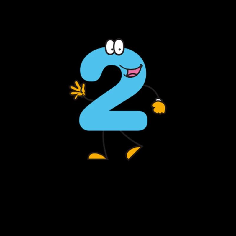 Funny number two die lustige nummer Zwei