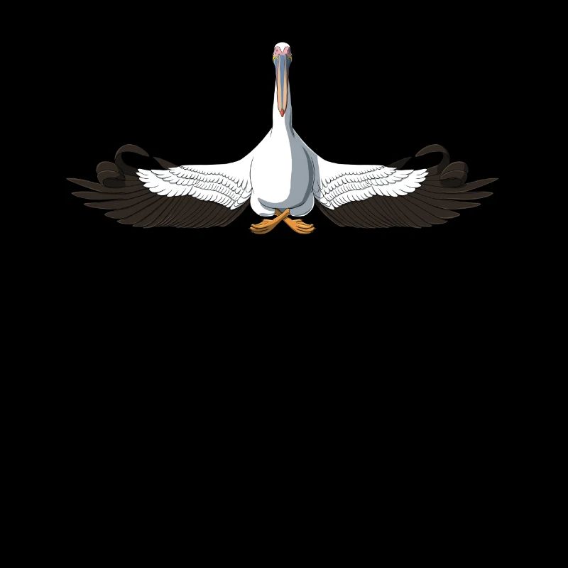 Pélican yoga méditant