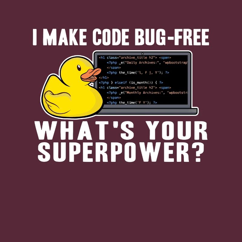 Programmeurs Canard Programmation Debugging Drôle