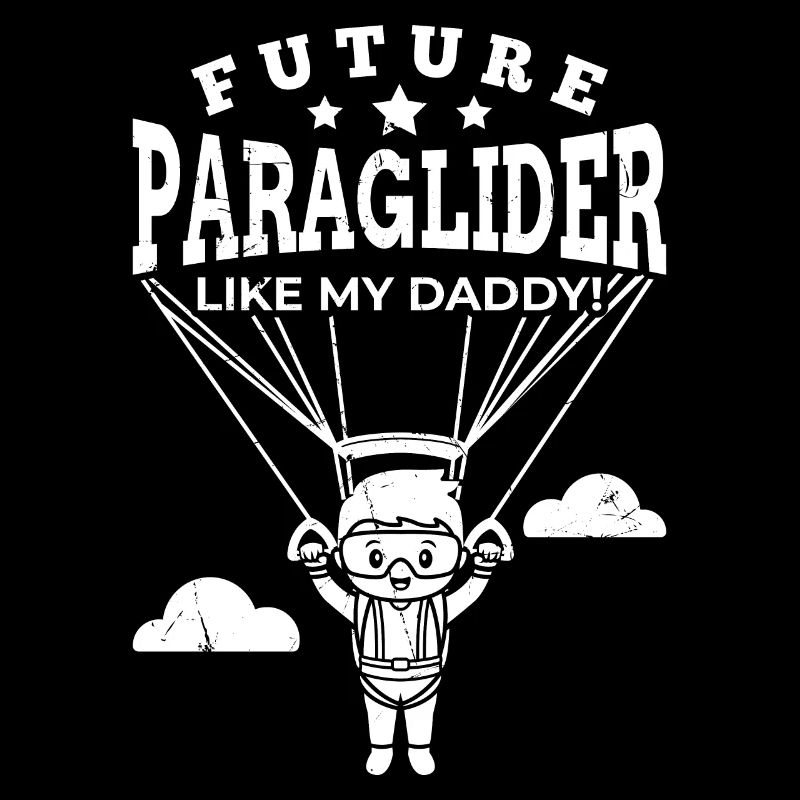 Paragliding father son child dad gift