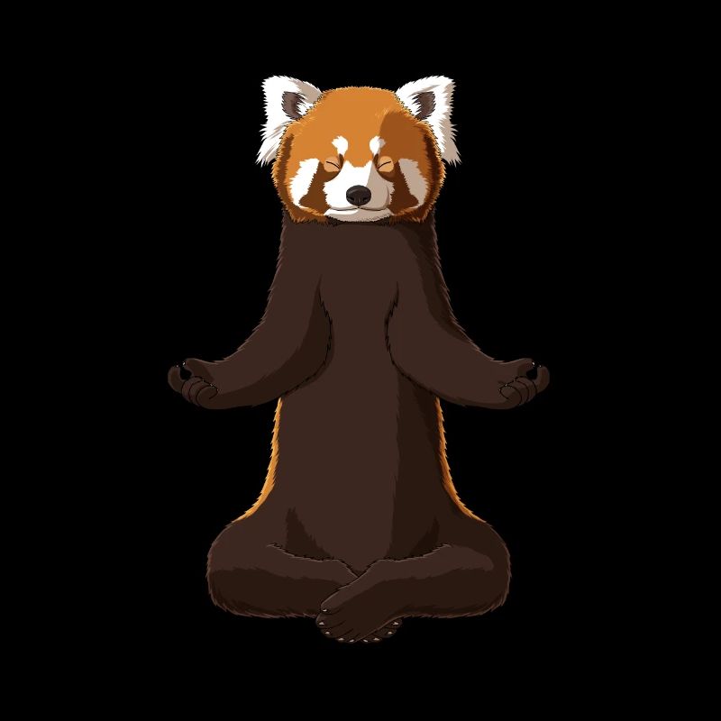 Meditiereder Roter Panda