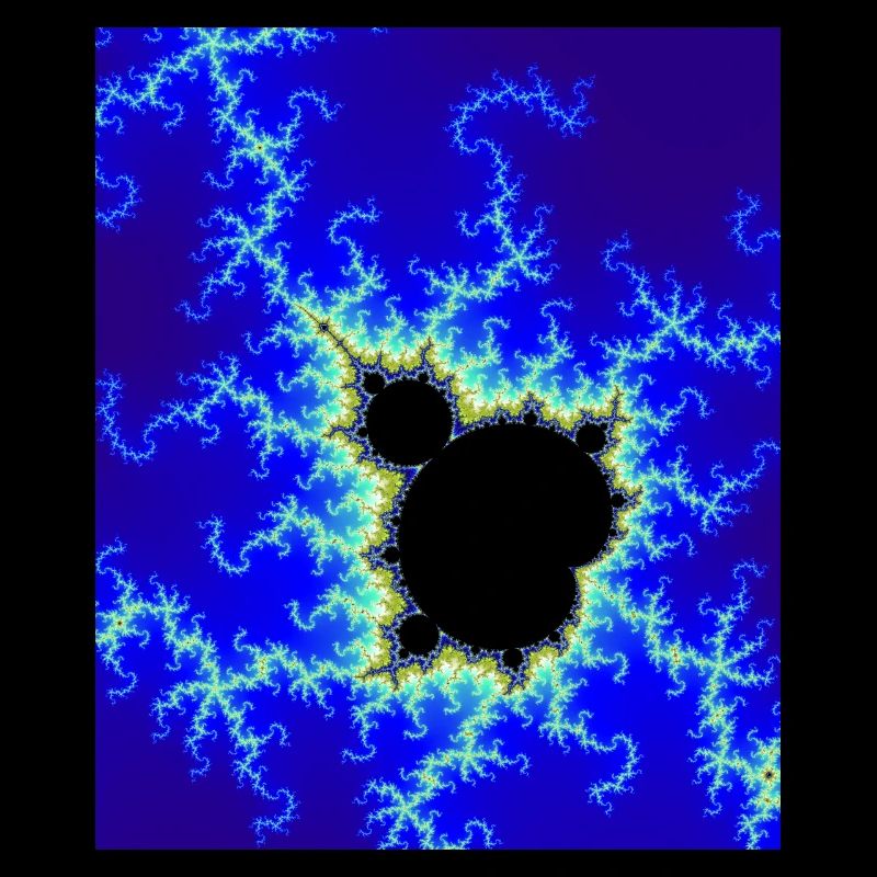 Fractal Apple Male Blue
