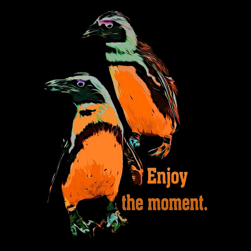 Pingouin orange