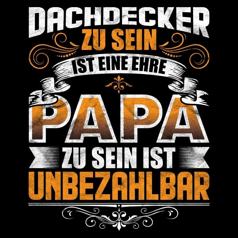 Lustige Dachdecker Papa Vater Geschenkidee