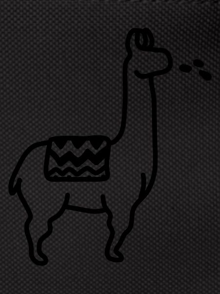 Llama spitting